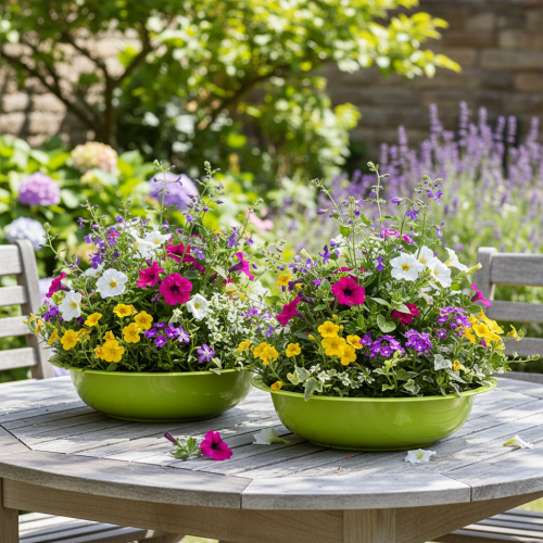 gjenstander Plantebrett for attraktiv plantedekorasjon i stuen, 29 cm, 2 stk.