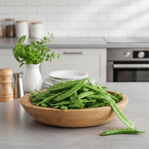 gjenstander Grønne erter Kunstig Mat Grønnsaker 11,5cm 24 stk