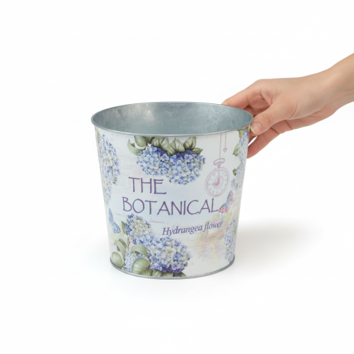 gjenstander Metallplantekasse for hortensia, Ø24cm H21cm