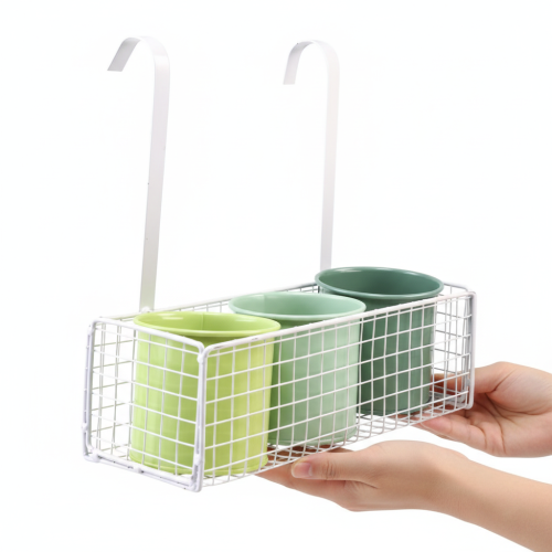 gjenstander Hengende blomsterpotte, balkongdekorasjon, kjøkkendekorasjon, L26 cm