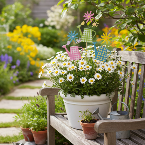 gjenstander Vannkannedekorasjoner til vårdekorasjon i hagen eller blomsterpotter (12 stk.)