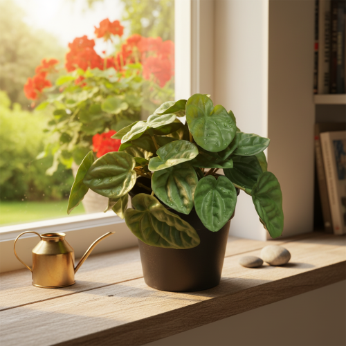 gjenstander Peperomia Green Twist - Robust, dekorativ stueplante i en 20 cm potte