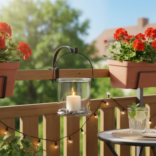 Hengende glasslykt Ø12cm H12,5cm 2 stk | Floristik24.no