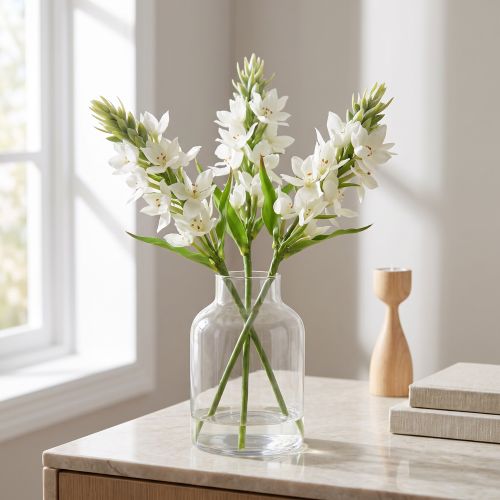 Kunstig Blomst Hage Melkestjerne Kunstig Blomst Hvit 50cm | Floristik24.no