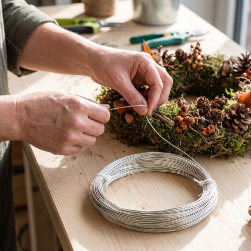 gjenstander Fleksibel dekorativ aluminiumstråd for håndverk og blomsterdekorasjonsideer