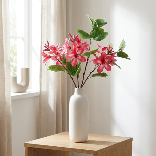 Kunstig orkidegren Bauhinia Rosa kunstplante 62cm | Floristik24.no