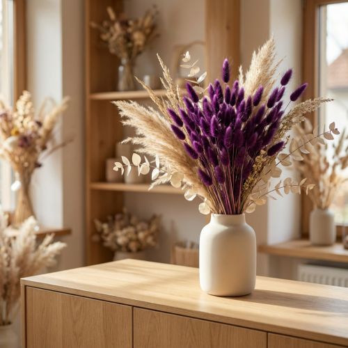 Fiolett fløyelsgress, harehalegress, Lagurus L20-50cm 25g | Floristik24.no