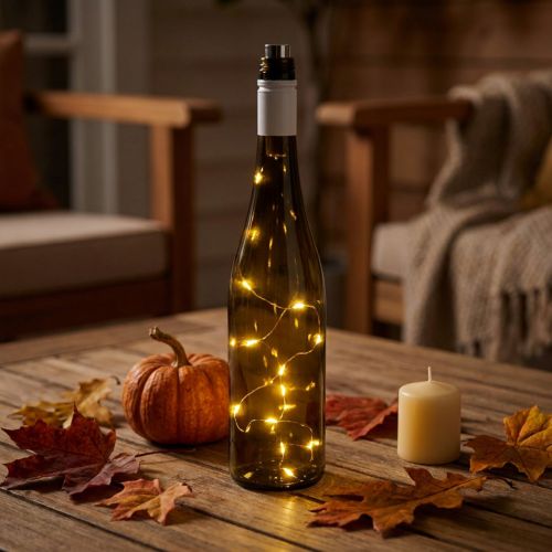 LED flaskelys varmhvit 73cm 15L | Floristik24.no