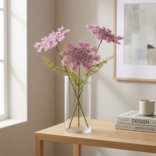Kunstig silkeblomst med dill for moderne interiørdesign 70 cm | Floristik24.no