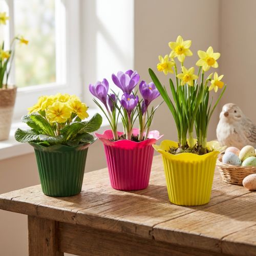 Potteblomst i plast Ø10,5cm 25 stk | Floristik24.no