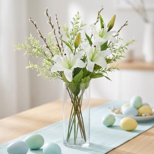 Påskelilje hvit 86cm | Floristik24.no