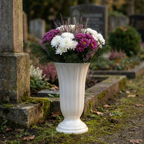 Vase Lilia perlemor Ø20cm 1 stk | Floristik24.no