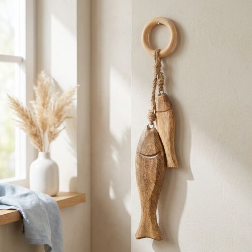Mango trefisk trefisk for oppheng naturlig 10/15cm | Floristik24.no