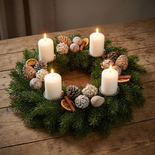 Eksotiske kjegler Leucodendron hvitvasket 3-4cm 450g | Floristik24.no