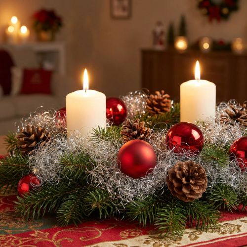 Tinsel krøllet sølv 50g | Floristik24.no