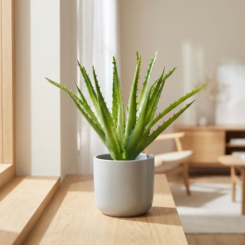 Aloe Vera kunstig Grønn 26cm | Floristik24.no