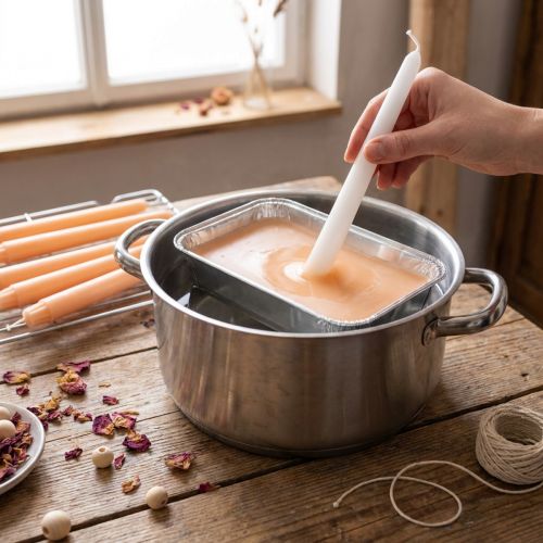 Stearinlys dyppe voks dyppe voks pels voks voks fersken 1 kg | Floristik24.no