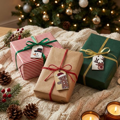 Julelapper gavelapper Jul 6cm 6stk | Floristik24.no