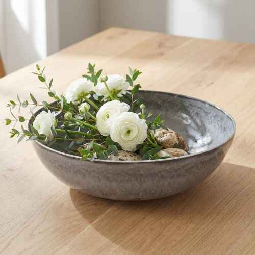 Stilig mattgrå bolle 37 cm -