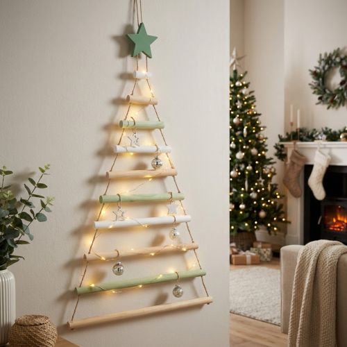 Hengende dekorasjon juletre stjernetre H59cm | Floristik24.no