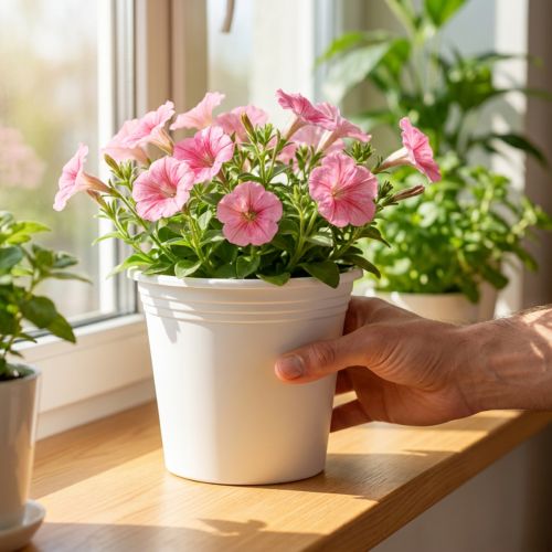 Plastpotte «Irys» hvit Ø19cm H16cm 1 stk | Floristik24.no