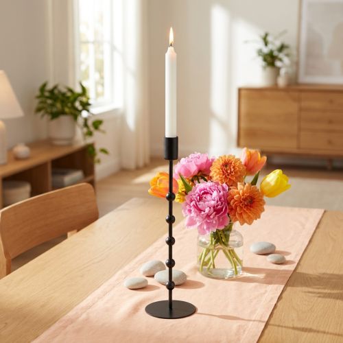 Pinnelysestake metalllysestake sort H30cm | Floristik24.no