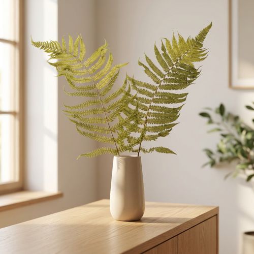 gjenstander Tørket og konservert bregne. Perfekt for naturlig hjemmedekorasjon. 80 cm