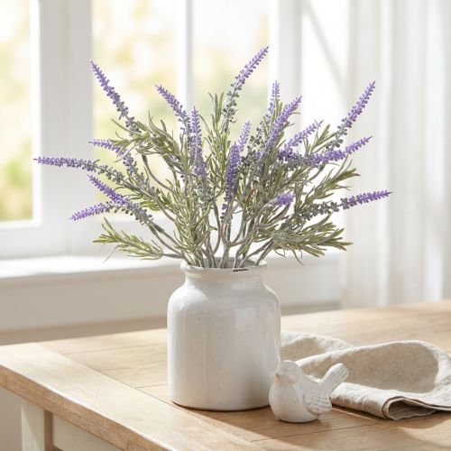 Kunstig Lavendel Kunstige Planter Lilla 38cm 3 Bunch 9stk | Floristik24.no