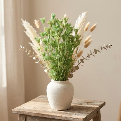 Tørkede blomster svart spisskummen grønn nigella 50cm 100g | Floristik24.no