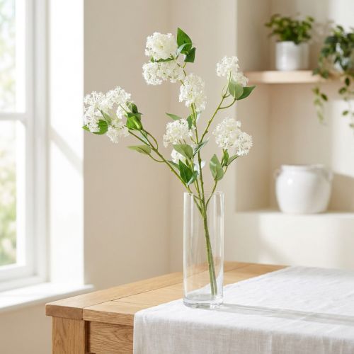 Lantana gren kunstig hvit 80cm | Floristik24.no