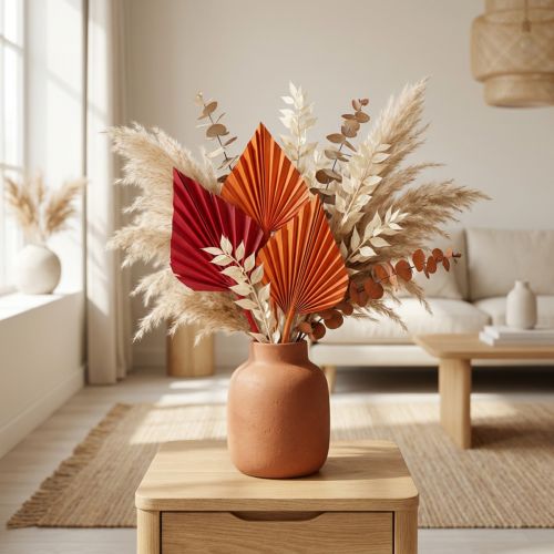 Palmespyd mini sortering. Rød/oransje 100 stk | Floristik24.no