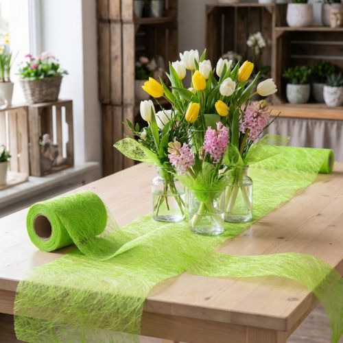 Fleece 8cm 25m eplegrønn | Floristik24.no