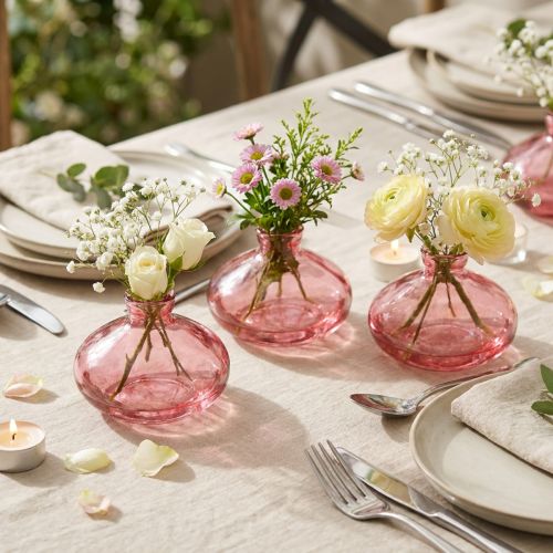 Minivaser glasskuleformede