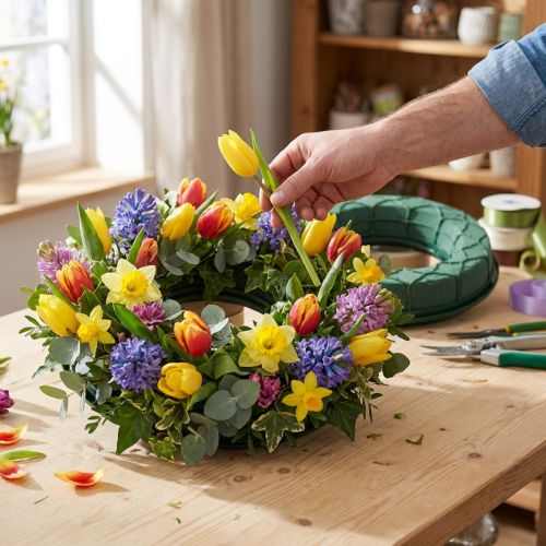 gjenstander OASIS® IDEAL Universal Floral Foam Ring Grønn Ø27,5cm 3 stk