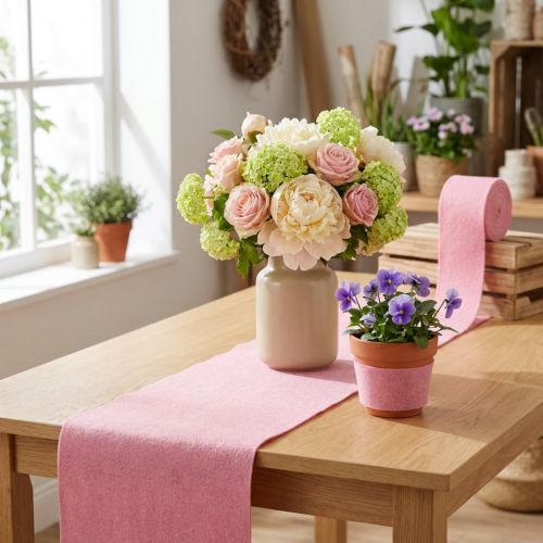 Filt tape, potte tape gammelrosa 15cm 5m | Floristik24.no