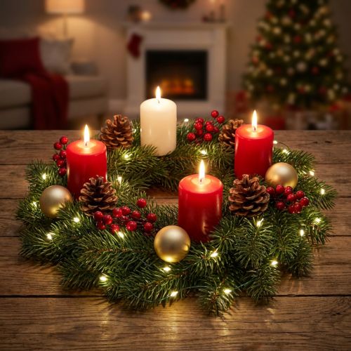 Mikro LED eventyrlys Julelys timer 180cm | Floristik24.no