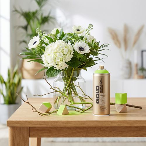 gjenstander Malingsspray eplegrønn spraymaling akrylmaling Montana Gold 400ml