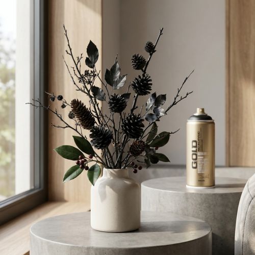 Svart spraymaling Montana Gold