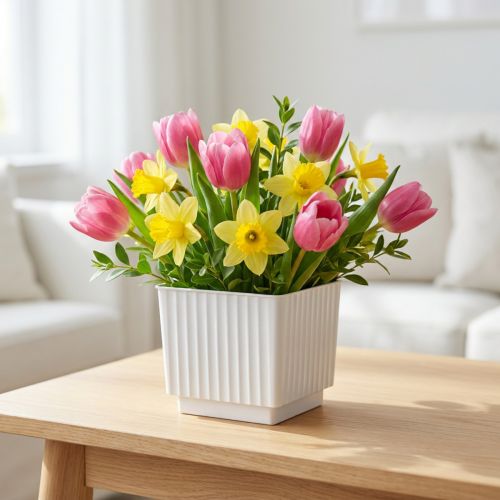 Kuber for blomsterskum 6,5cm hvit 20 stk | Floristik24.no