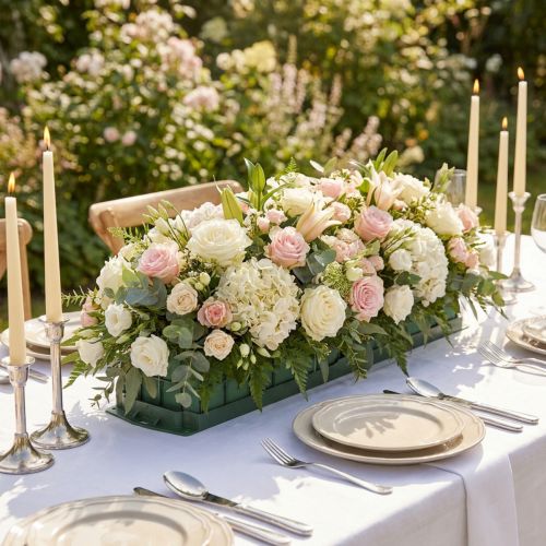 gjenstander Blomsterskum dekorasjon super med limstrimler 2 stk