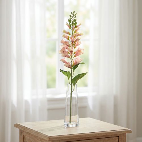 Kunstig revebjelle laks kunstig blomsterstilk H90cm | Floristik24.no