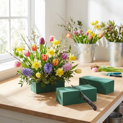 gjenstander Våte blomsterskumklosser til blomsteroppsatser 20 stk. Valg