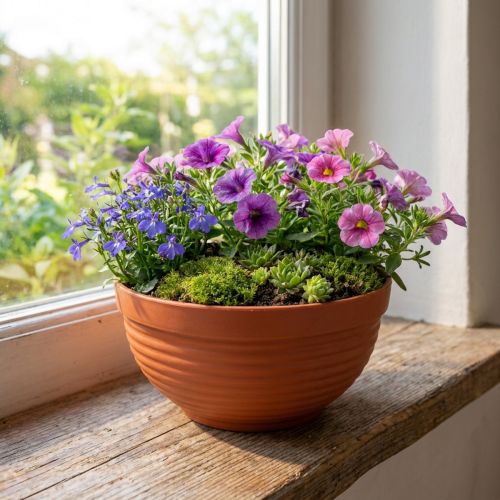 gjenstander R-skål plast terrakotta Ø13 cm, 10 stk.