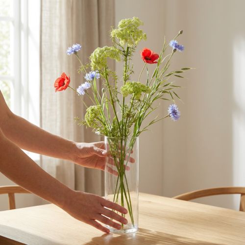 Dill kunstig plante med lang stilk engblomst grønn hvit 87cm | Floristik24.no