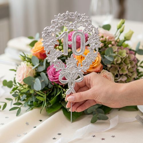gjenstander Jubileumsnummer 10 sølv Ø8cm 10stk