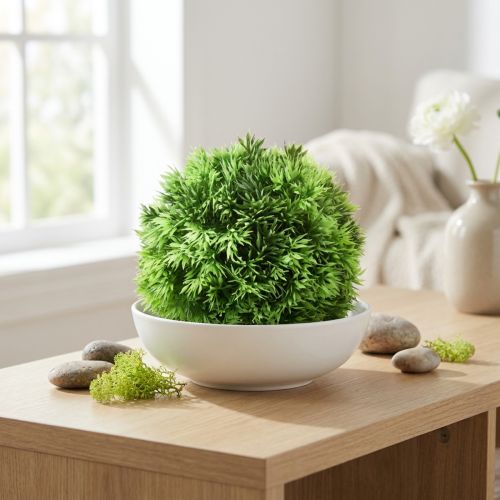 gjenstander Gresskule dekorativ kule kunstplanter grønn Ø15cm 1 stk
