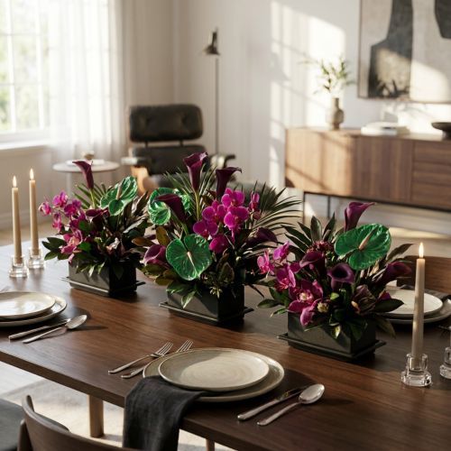 OASIS® Black Table Deco Mini Floral Foam Black 4 stk | Floristik24.no