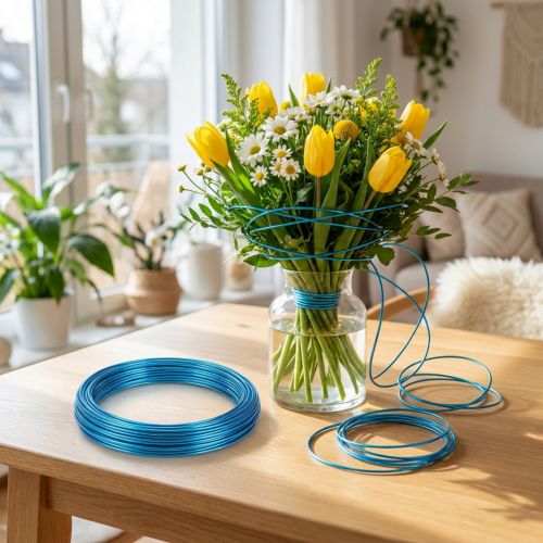 Aluminiumstråd for kreativ håndverk og dekorasjon | Floristik24.no
