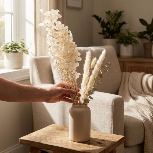 Lunaria tørkede blomster, månefiolett, sølvblad, tørket, 60-80 cm, 30 g | Floristik24.no