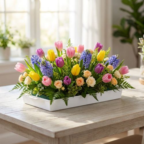OASIS® hvitt sandwichbrett for blomsterdekorasjon og dekorasjon 23 x 11 x 2,5 cm sett med 25 deler | Floristik24.no